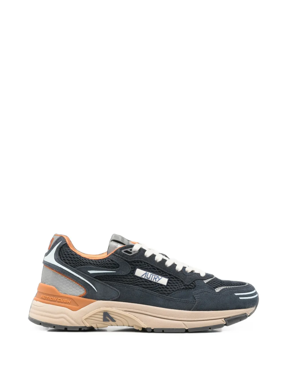 Autry Hyperway panelled suede sneakers