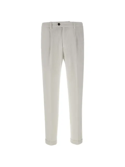 DEVORE ribbed pleated trousers