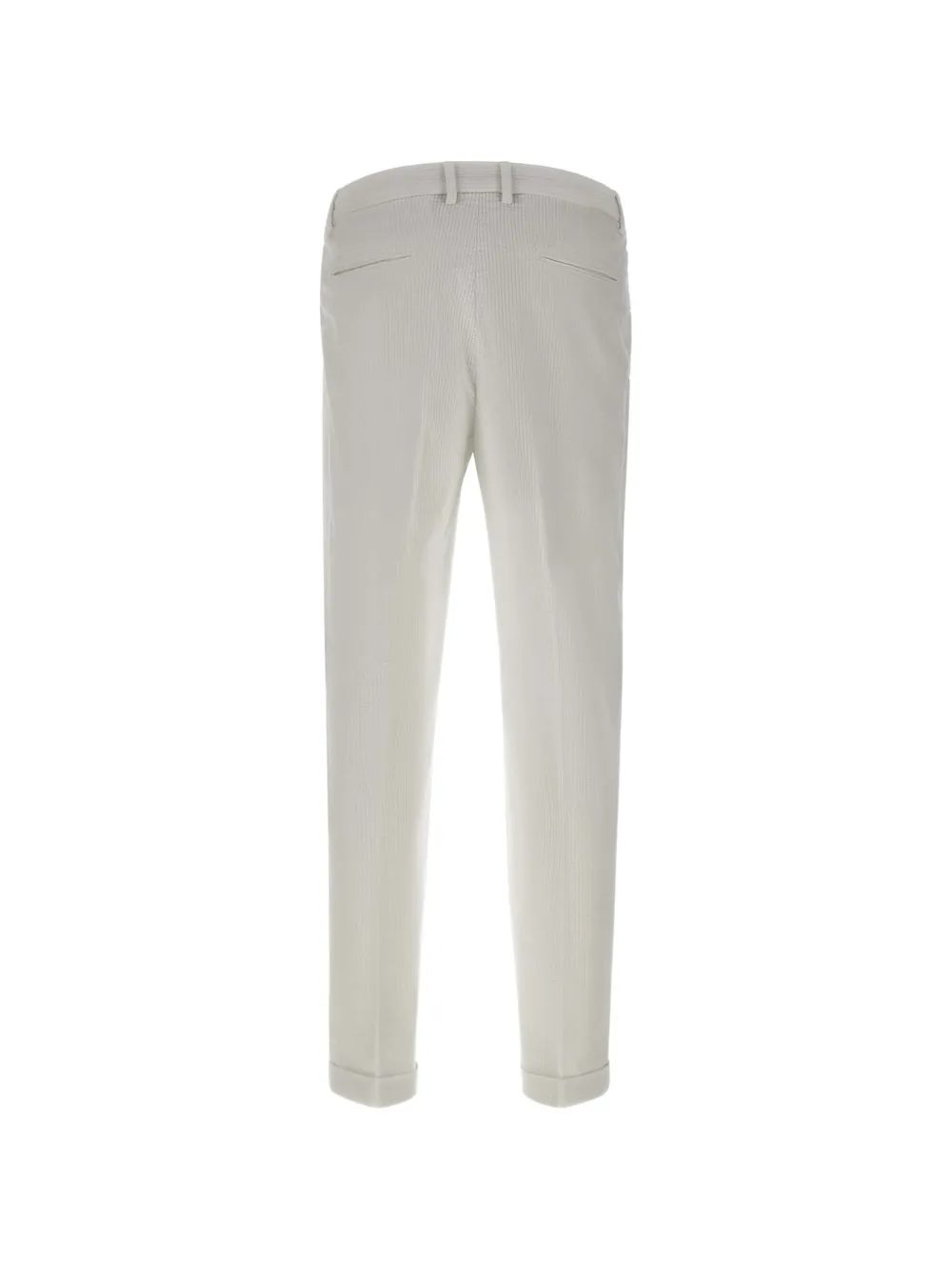 DEVORE Geribbelde plooibroek Beige
