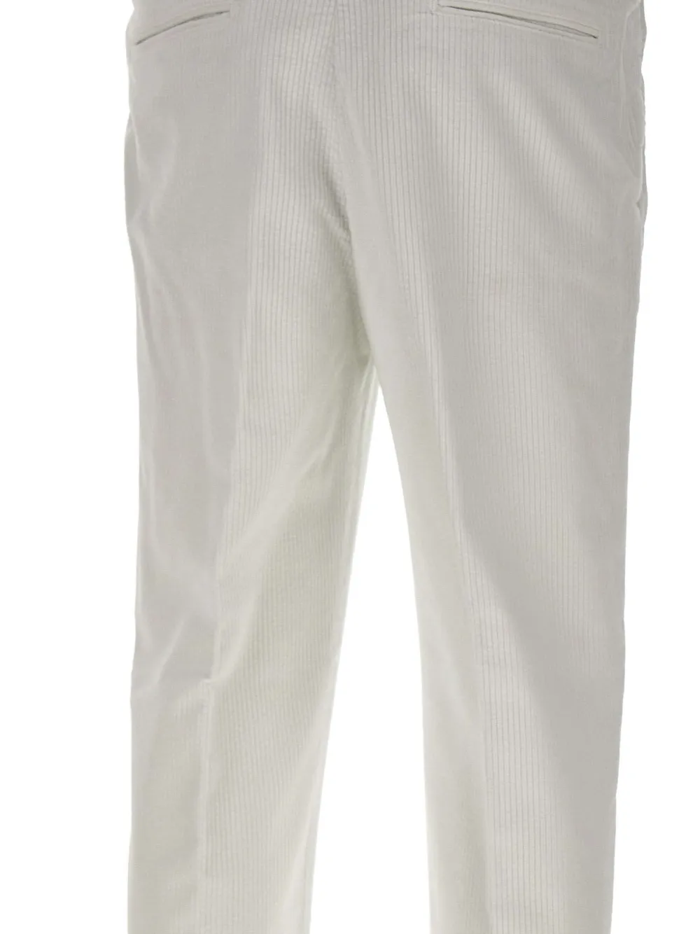 DEVORE Geribbelde plooibroek Beige