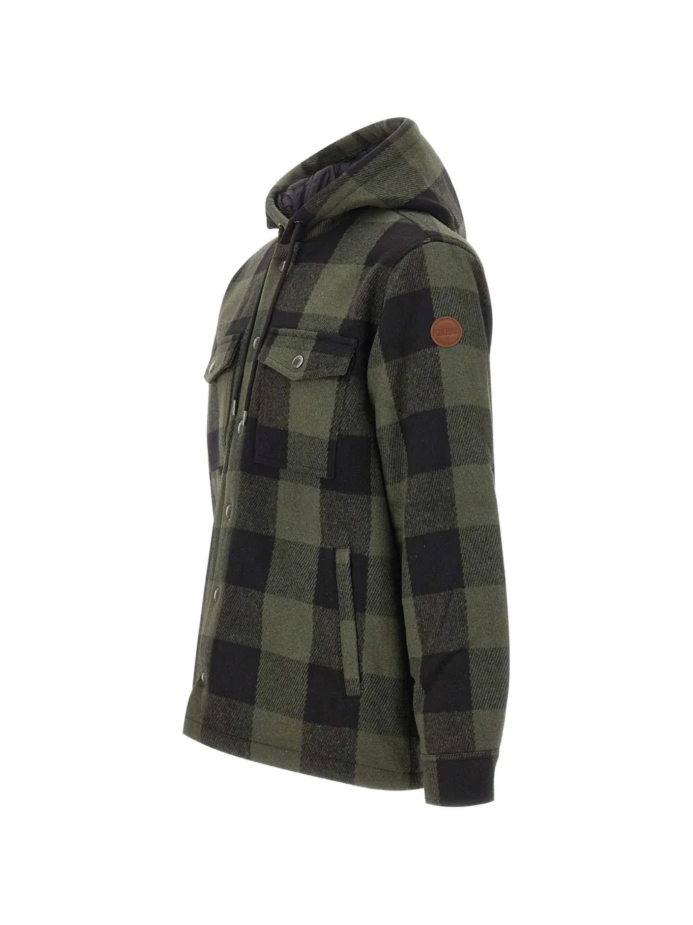 Colmar Shirtjack met geruit vlak Groen