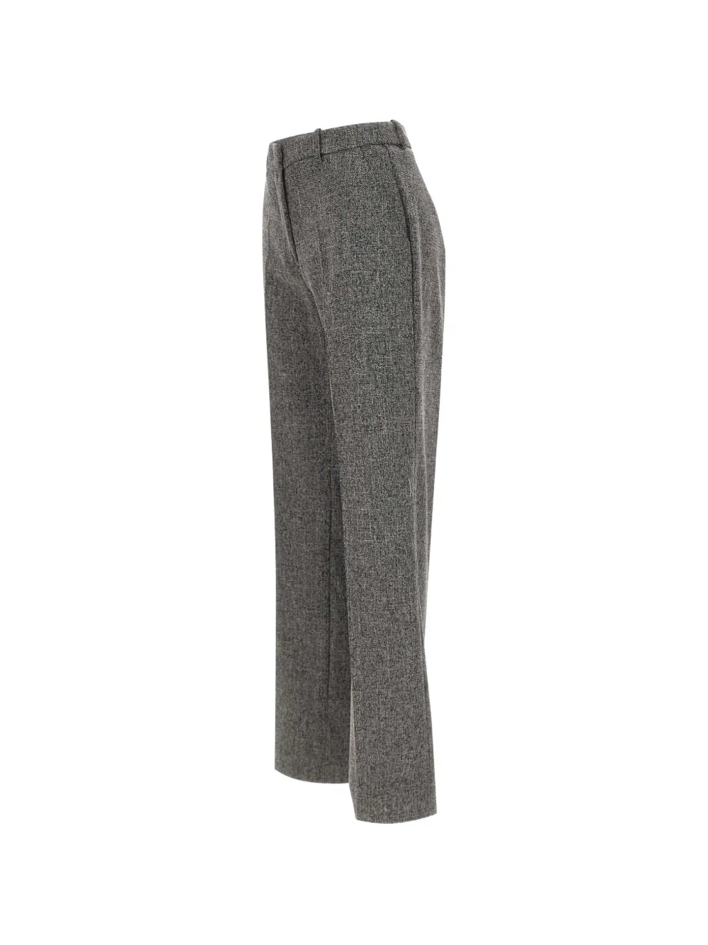 kaos micro-textured straight-leg trousers Grijs