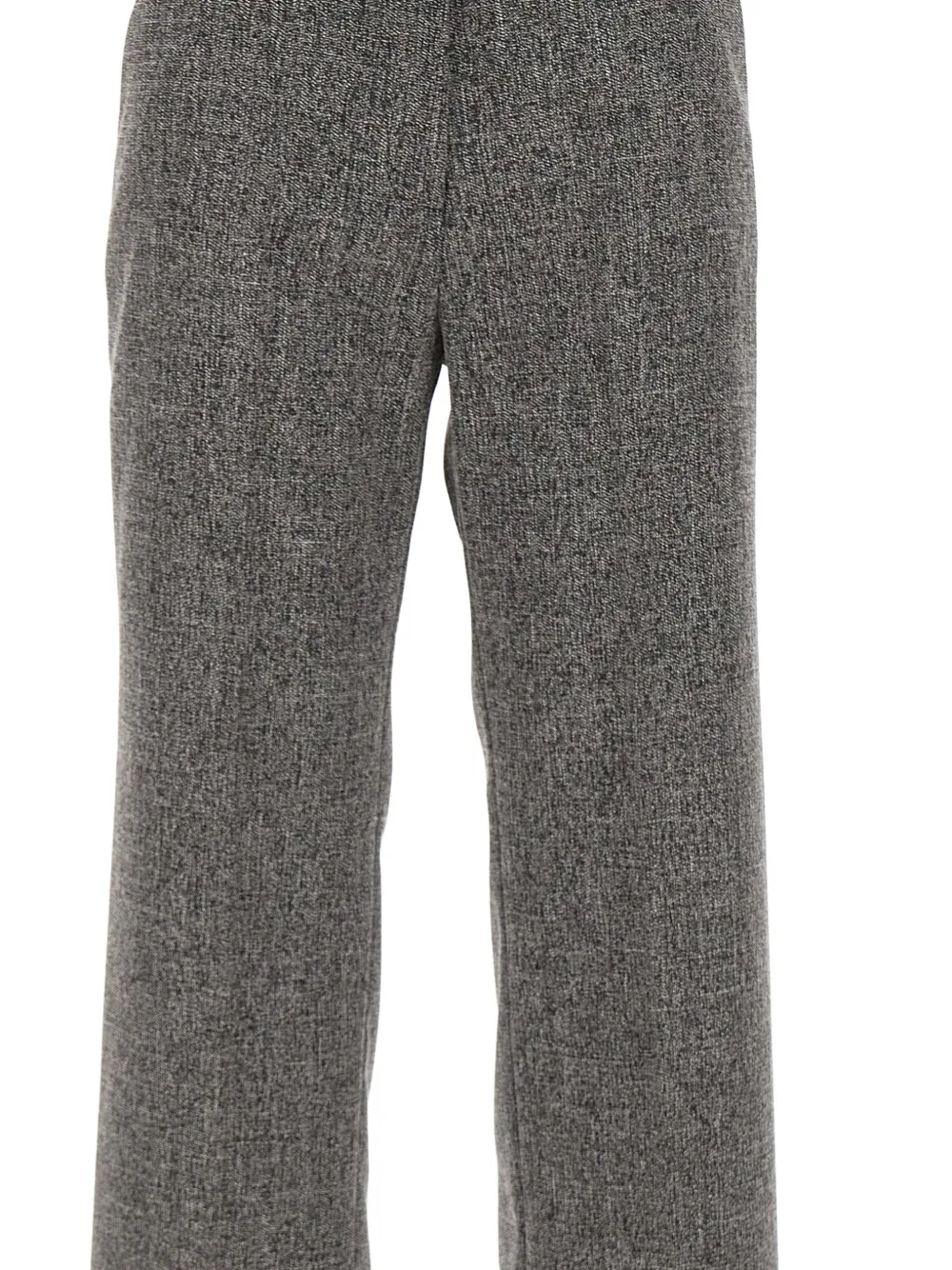 kaos micro-textured straight-leg trousers Grijs