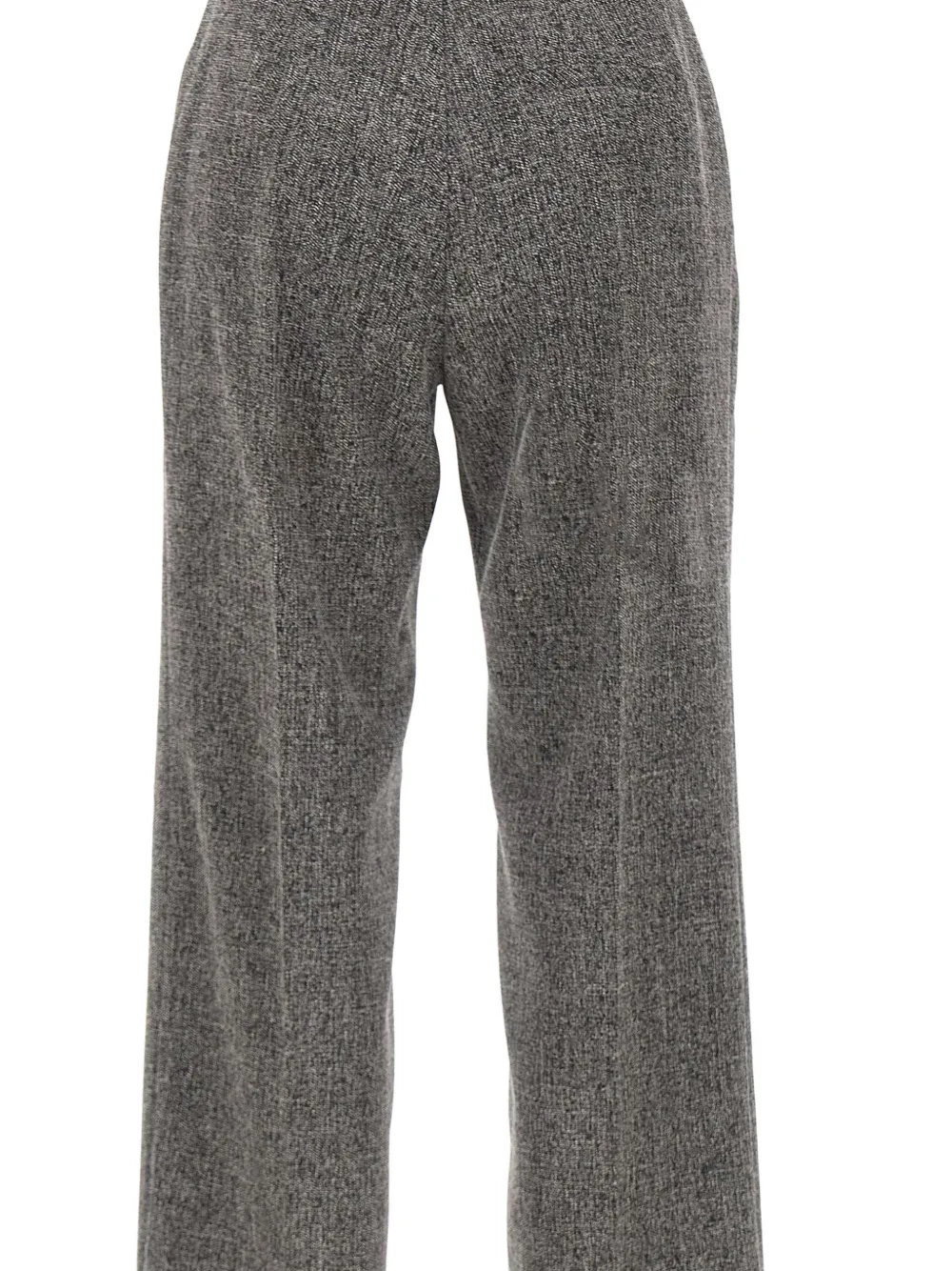 kaos micro-textured straight-leg trousers Grijs