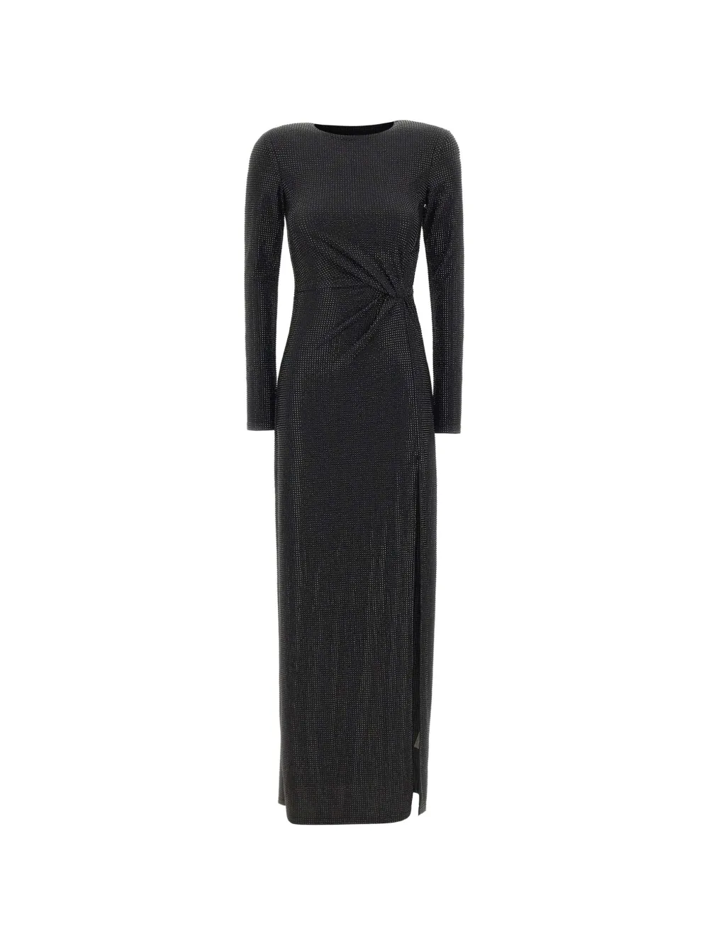 TWENTY FOURHAITCH Zinae rhinestone-embellished ruched maxi dress