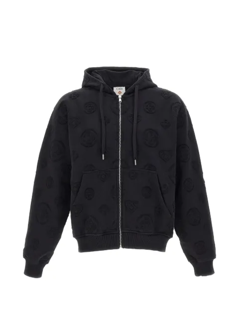 Casablanca Monogram zip-up hoodie