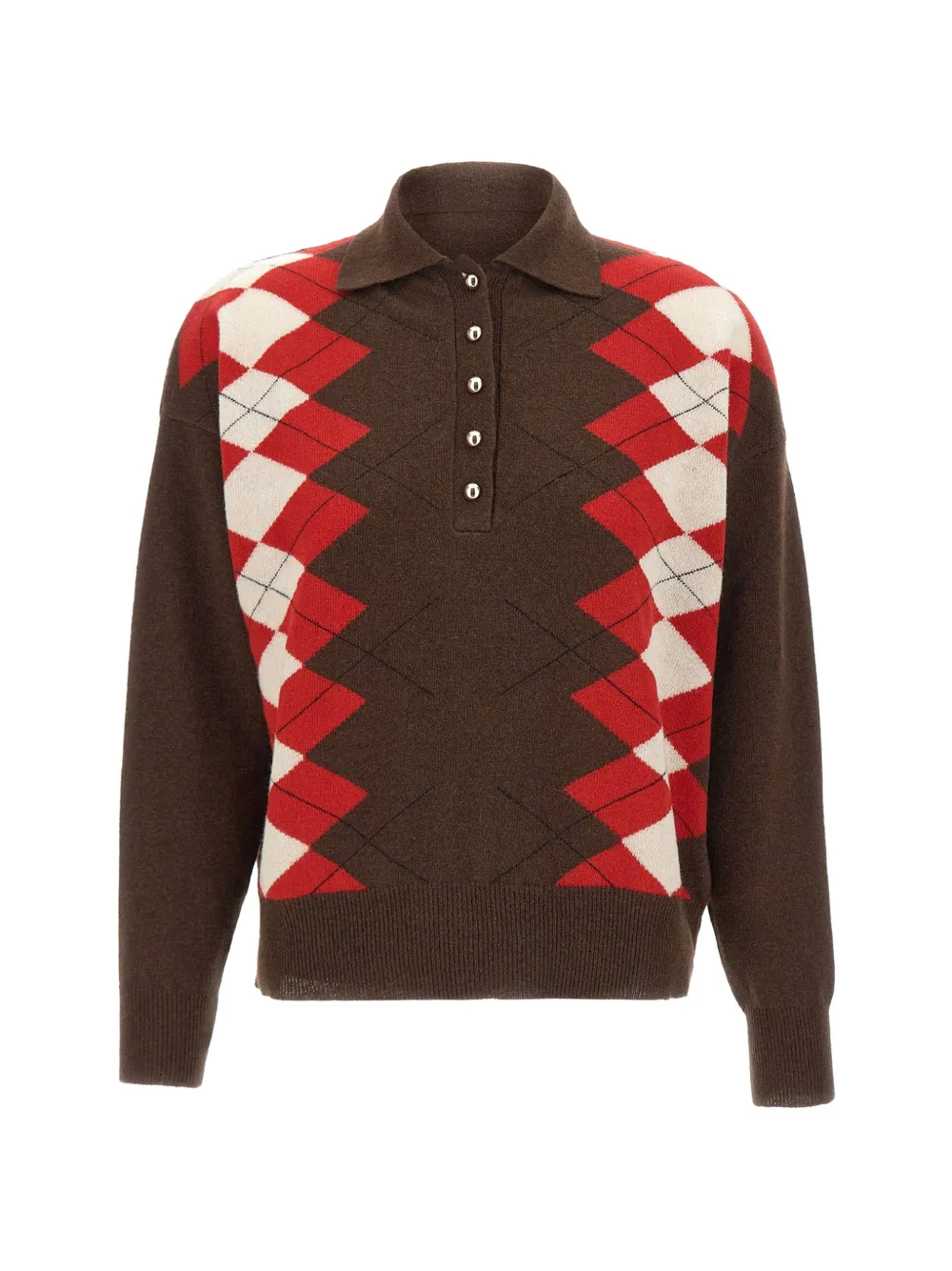 Marella Sequoia argyle-pattern sweater