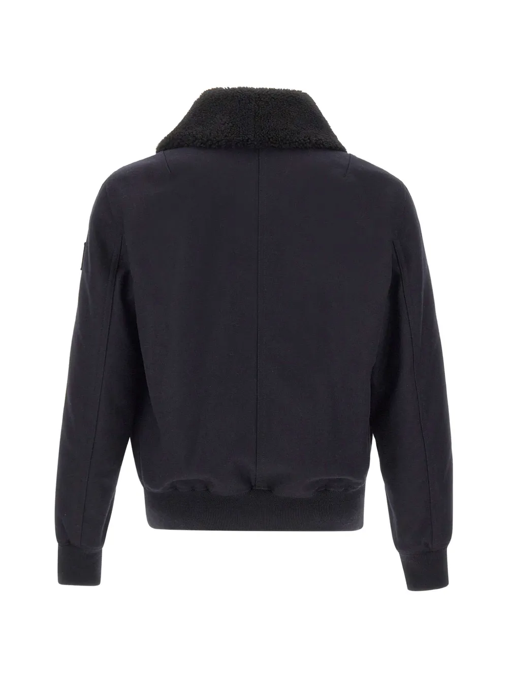 Belstaff Welder bomberjack met lammy kraag Blauw