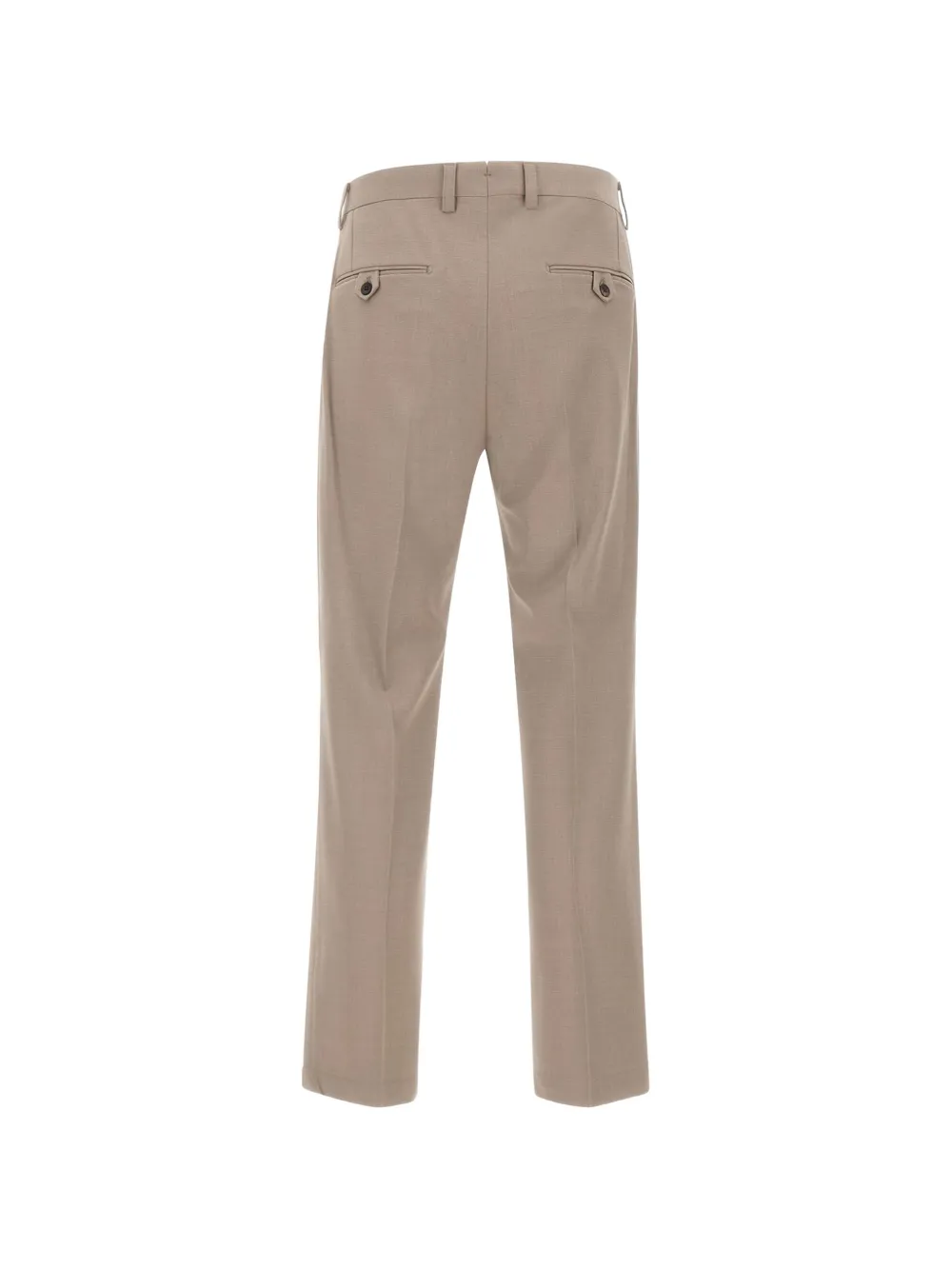 DEVORE Straight plooibroek Beige
