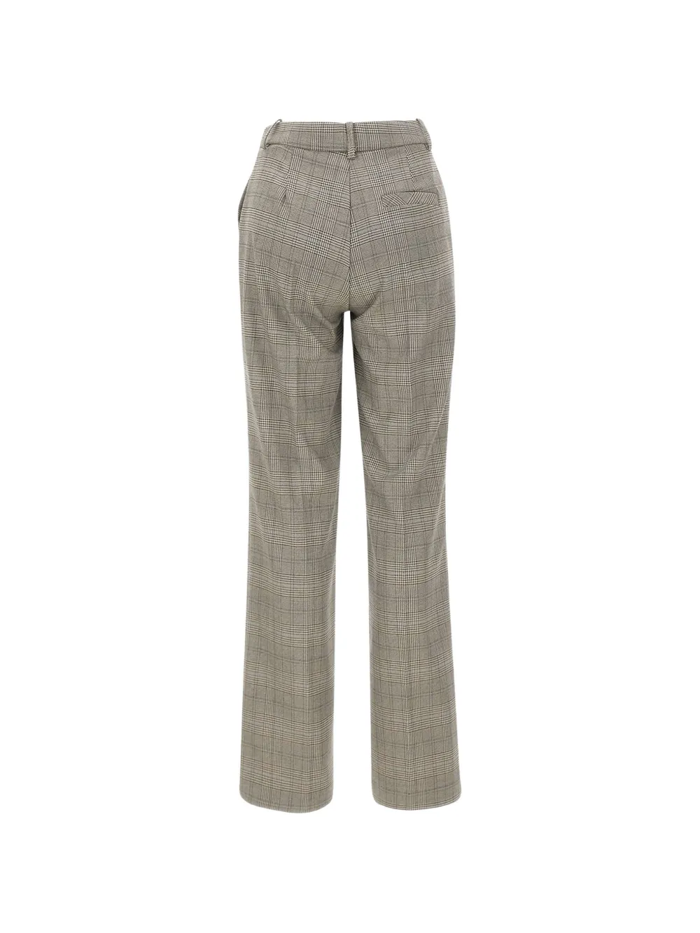kaos Geruite straight broek Grijs