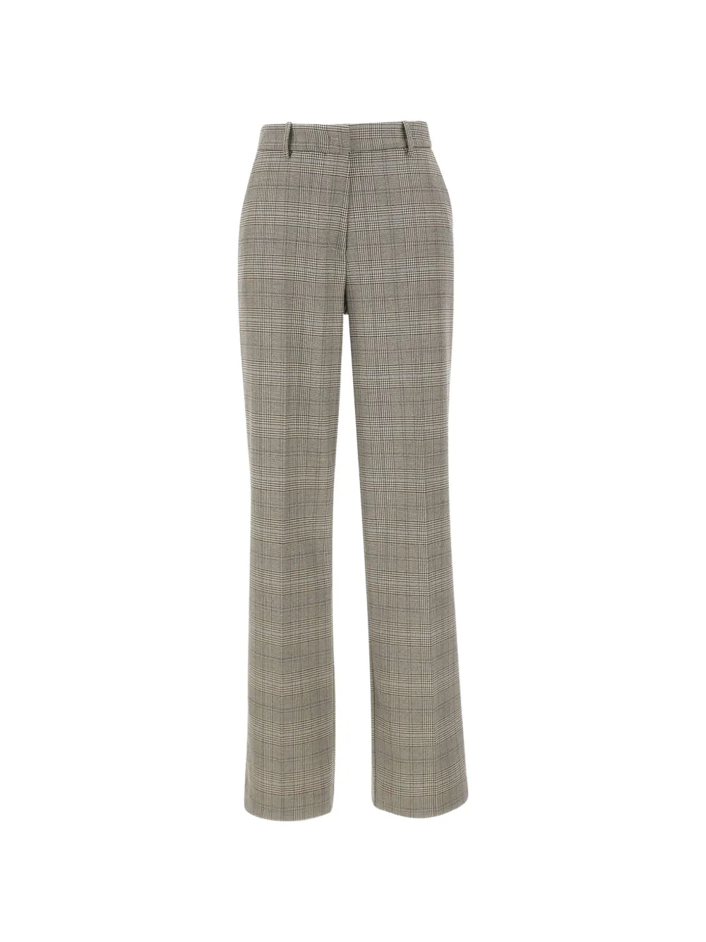 kaos check-pattern straight-leg trousers