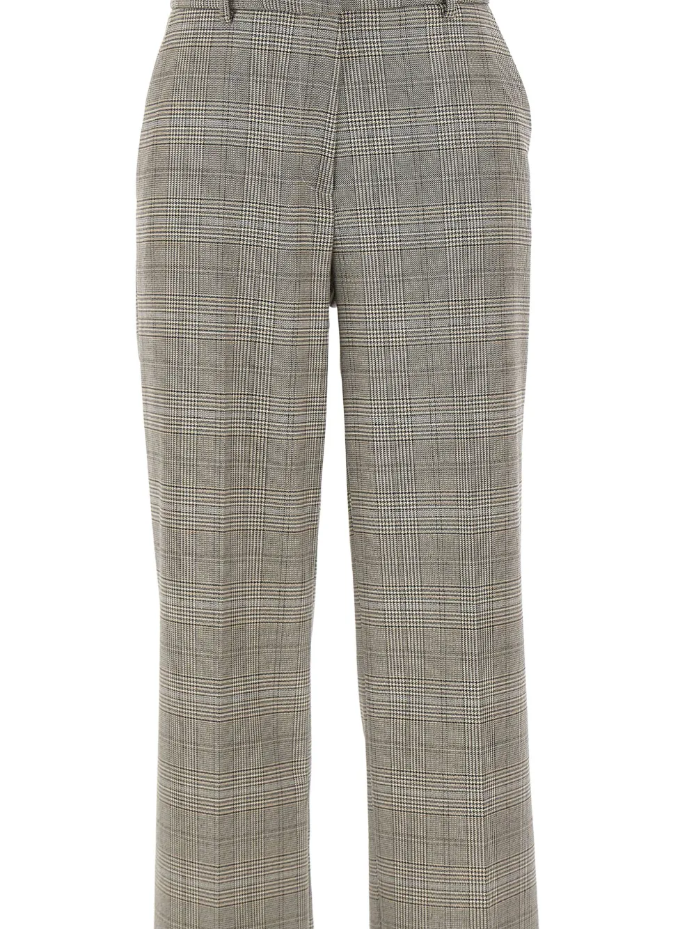 kaos Geruite straight broek Grijs