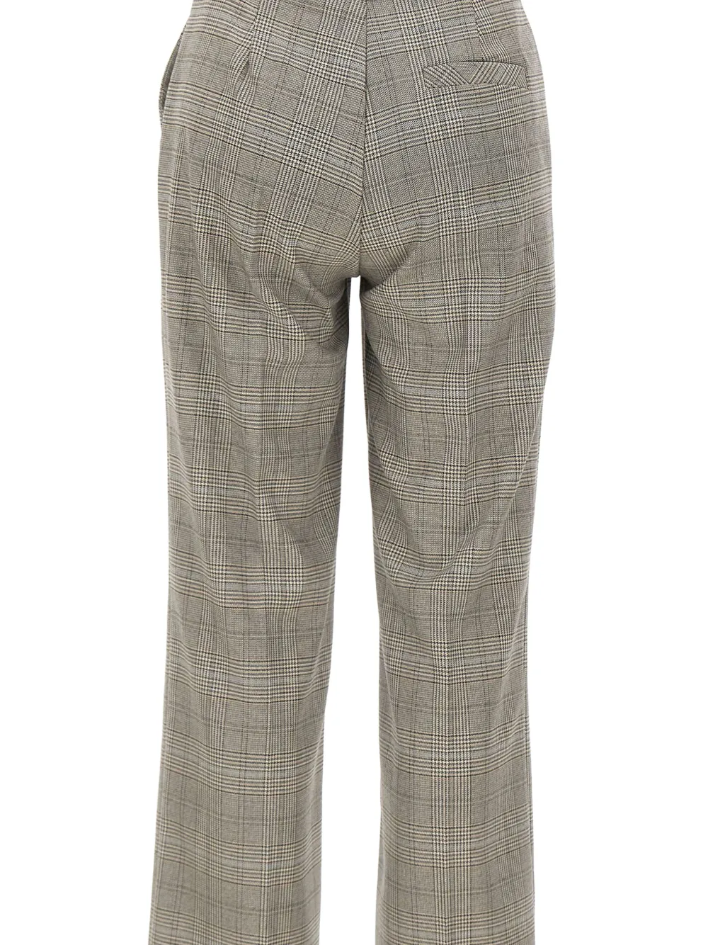 kaos Geruite straight broek Grijs