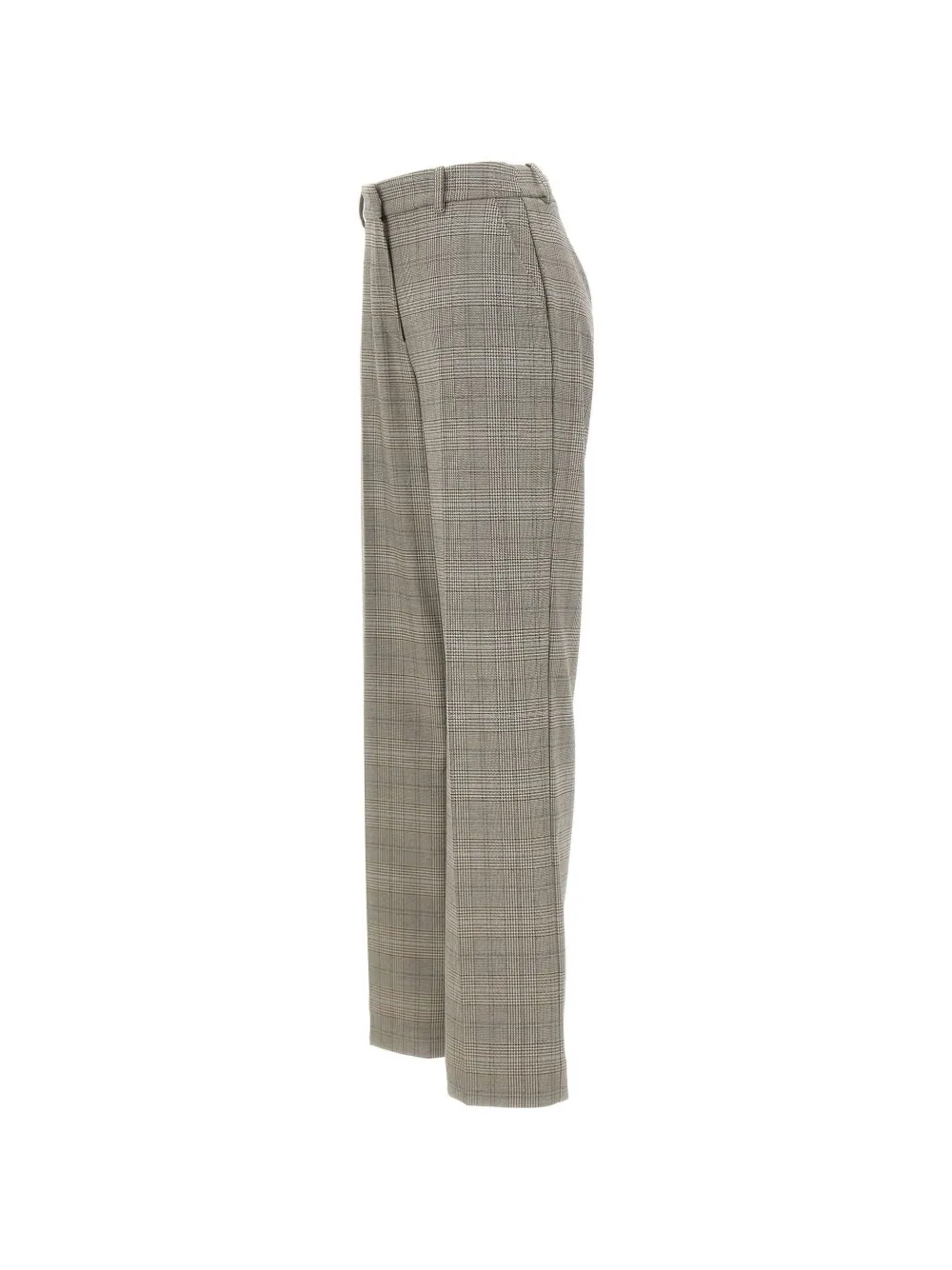 kaos Geruite straight broek Grijs