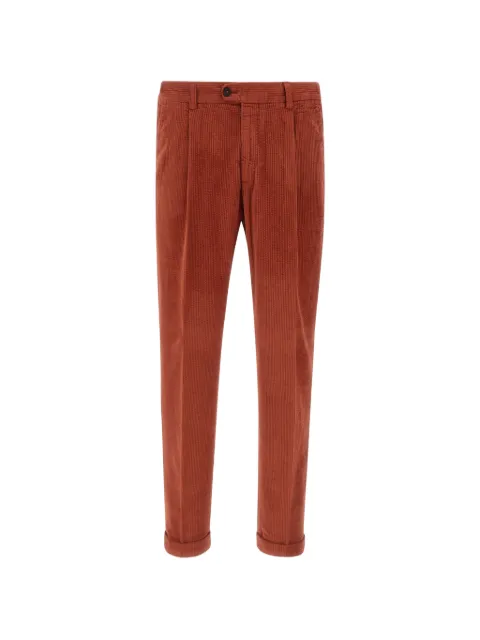 DEVORE ribbed pleated trousers