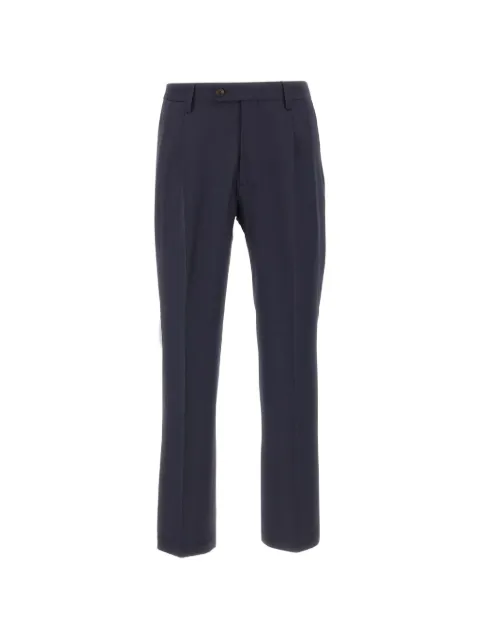 DEVORE pleated straight-leg trousers