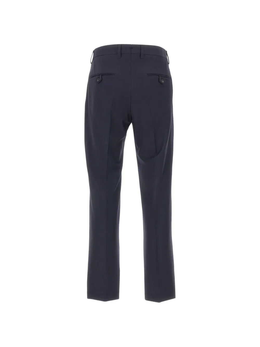 DEVORE Straight plooibroek Blauw