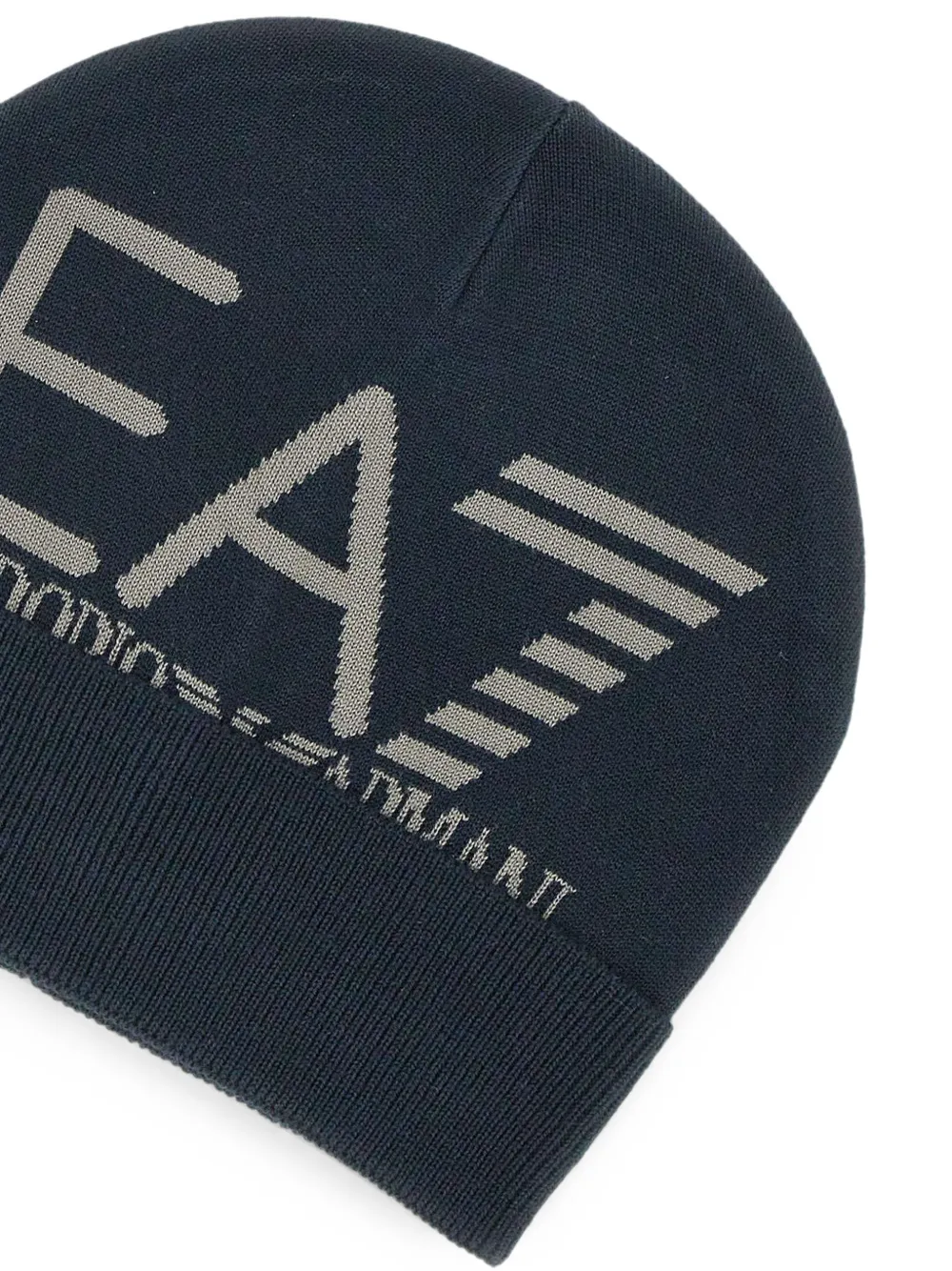 Ea7 Emporio Armani Visibility muts met logo-jacquard Blauw