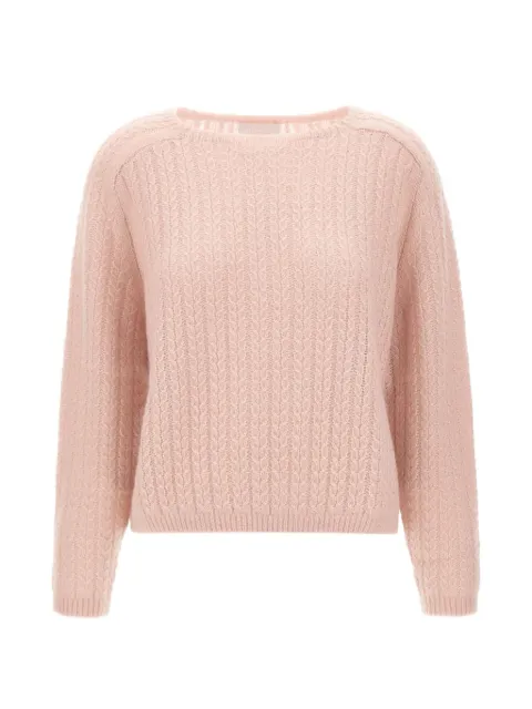 Hemisphere cable-knit sweater