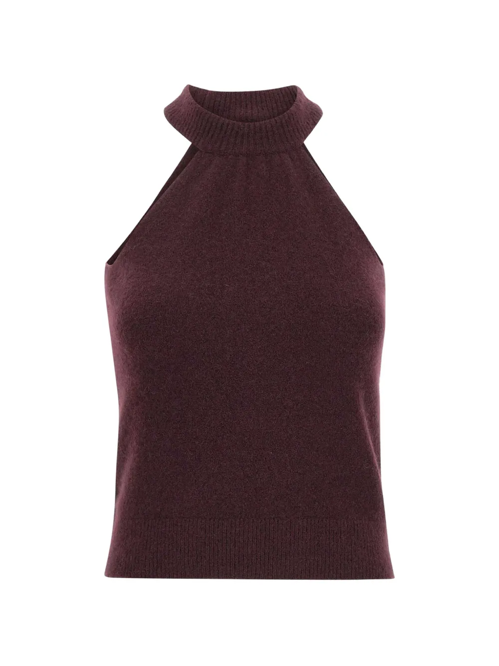 Laneus sleeveless knitted top Rood