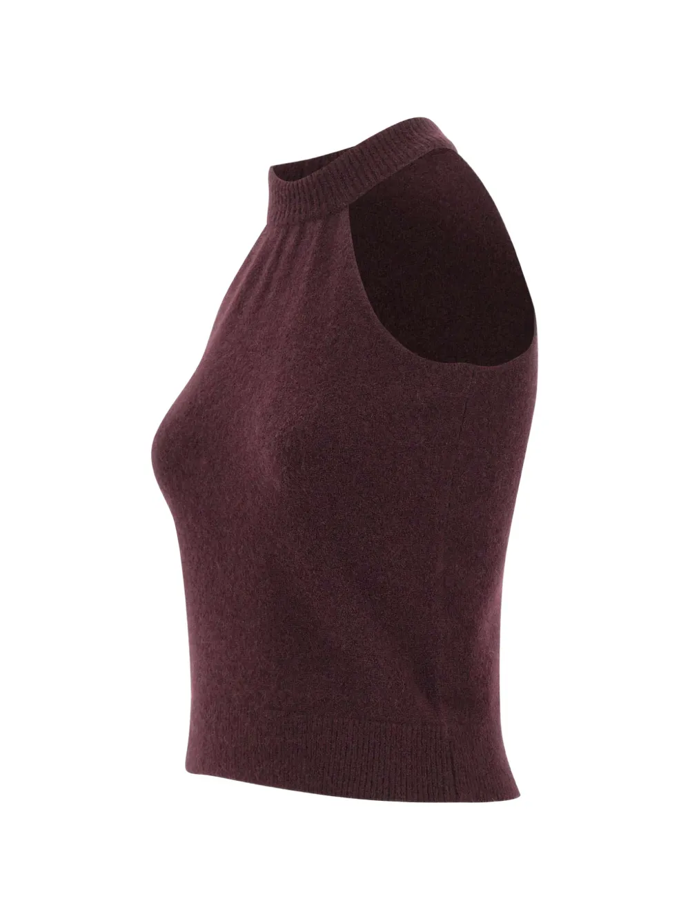 Laneus sleeveless knitted top Rood