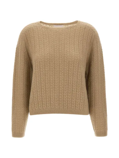 Hemisphere cable-knit sweater