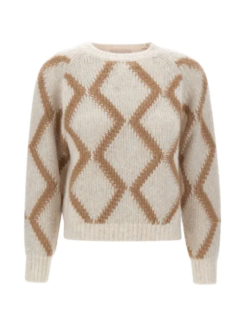 Hemisphere cable-knit sweater