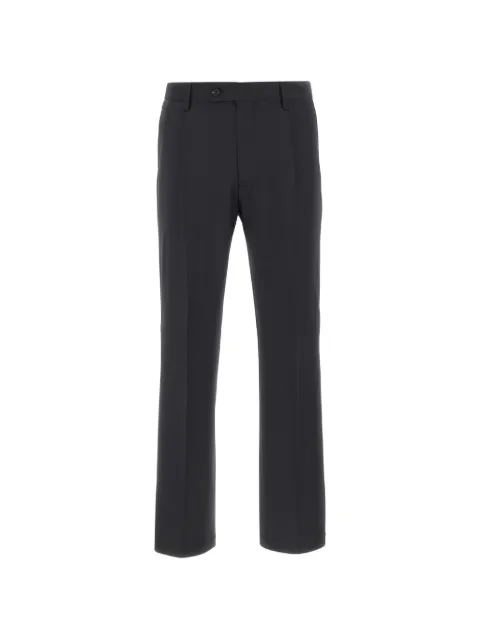 DEVORE pleated straight-leg trousers