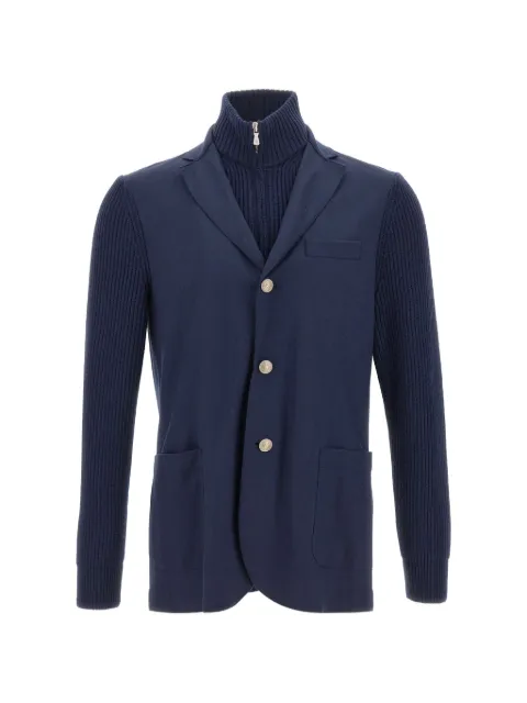 Eleventy single-breasted wool jacket