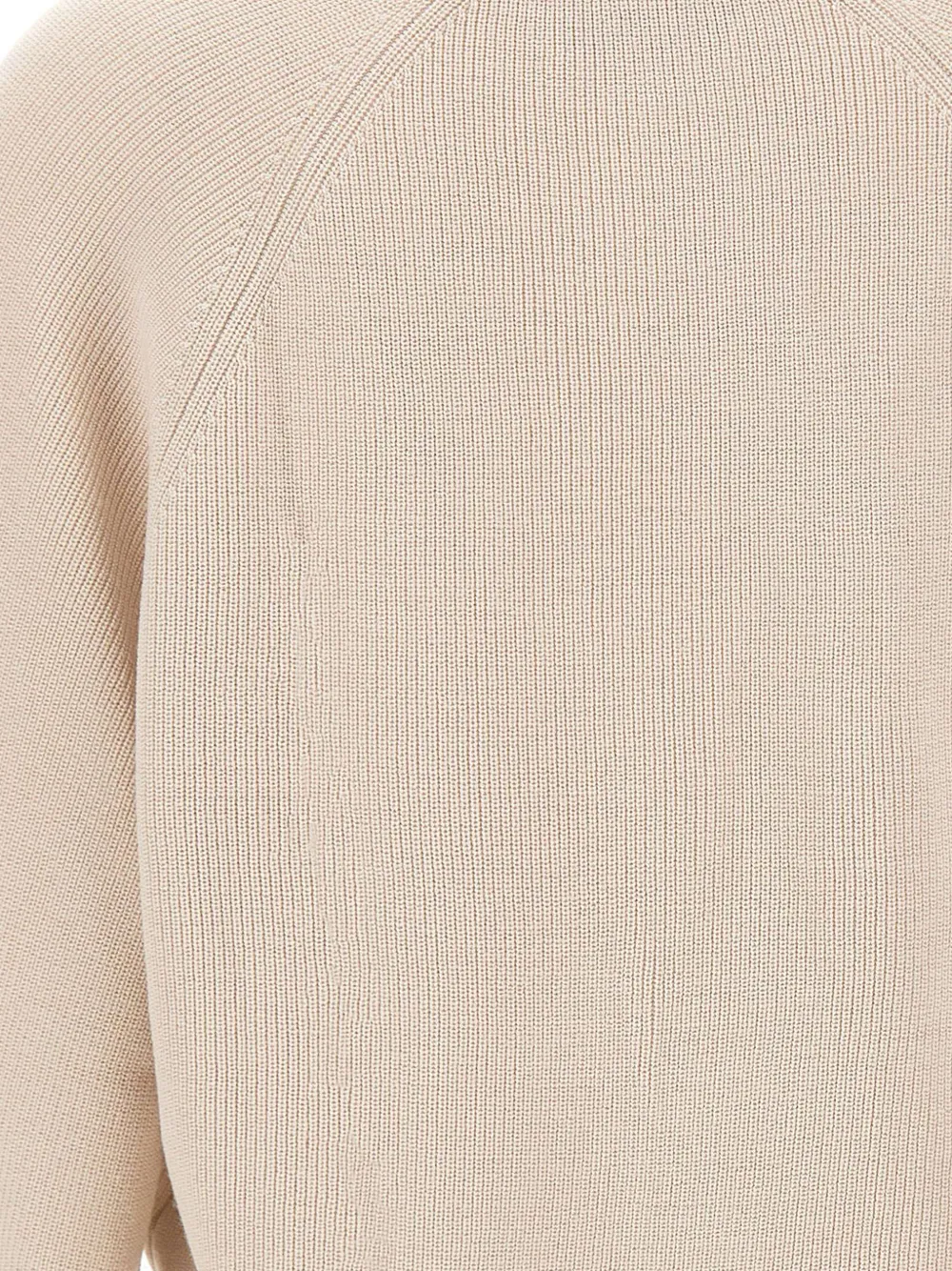 Hemisphere Ribgebreid vest Beige