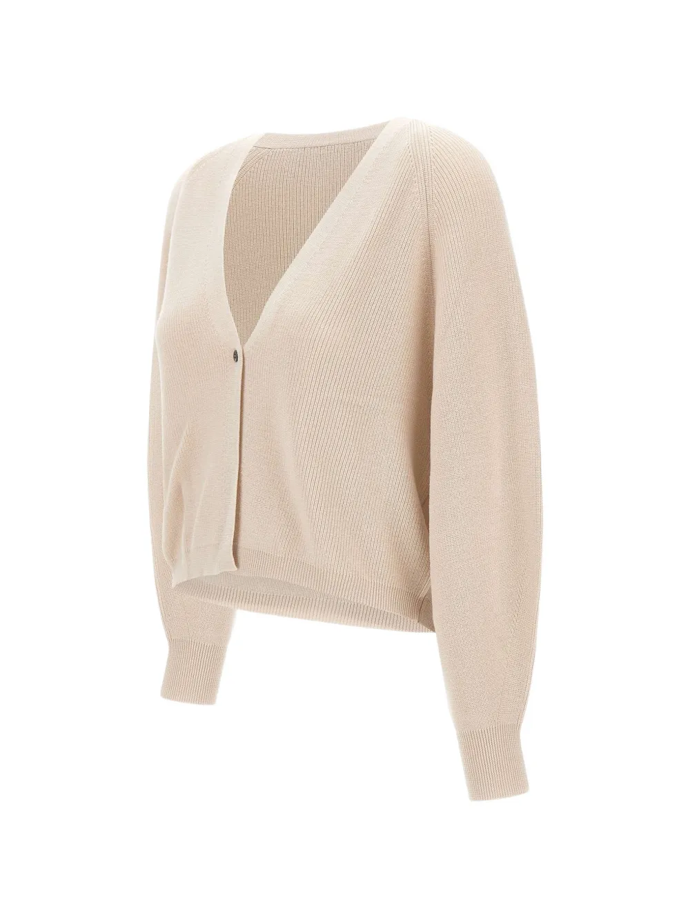 Hemisphere Ribgebreid vest Beige