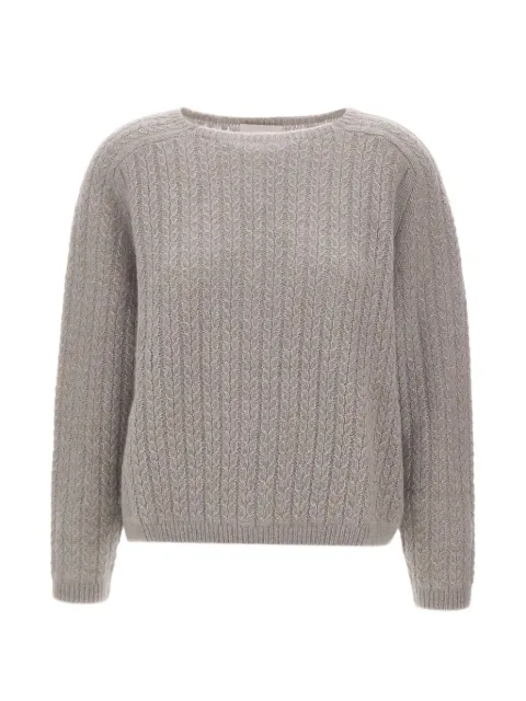 Hemisphere cable-knit sweater