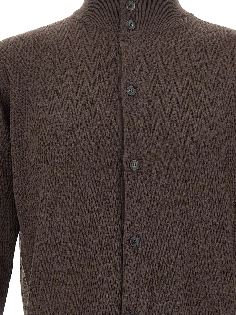 Filippo De Laurentiis Vest met geometrisch patroon Bruin