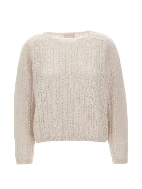 Hemisphere cable-knit sweater