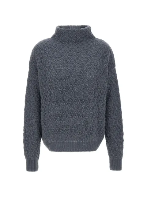 Hemisphere cable-knit sweater
