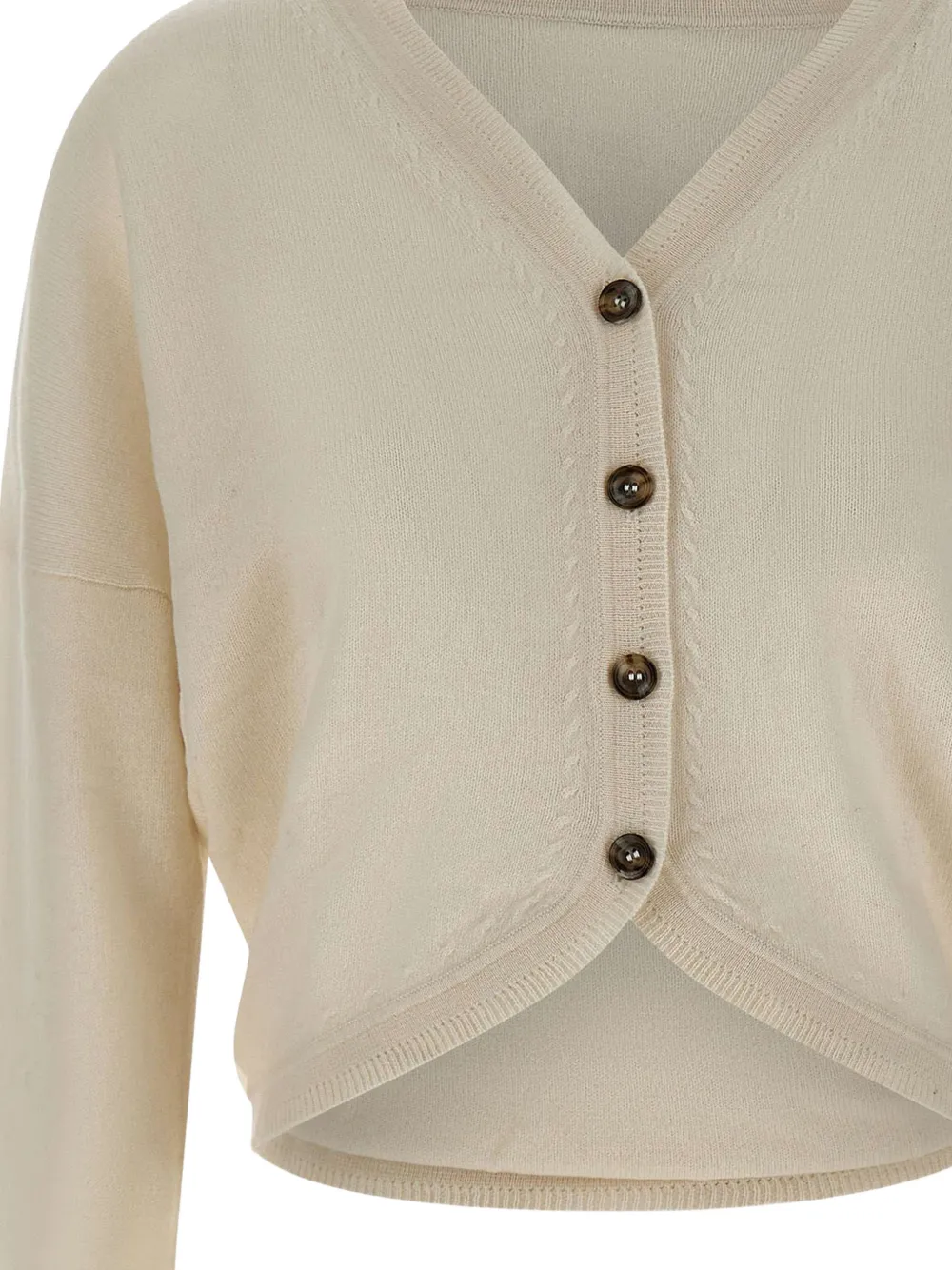 Marella Alacre vest met V-hals Beige