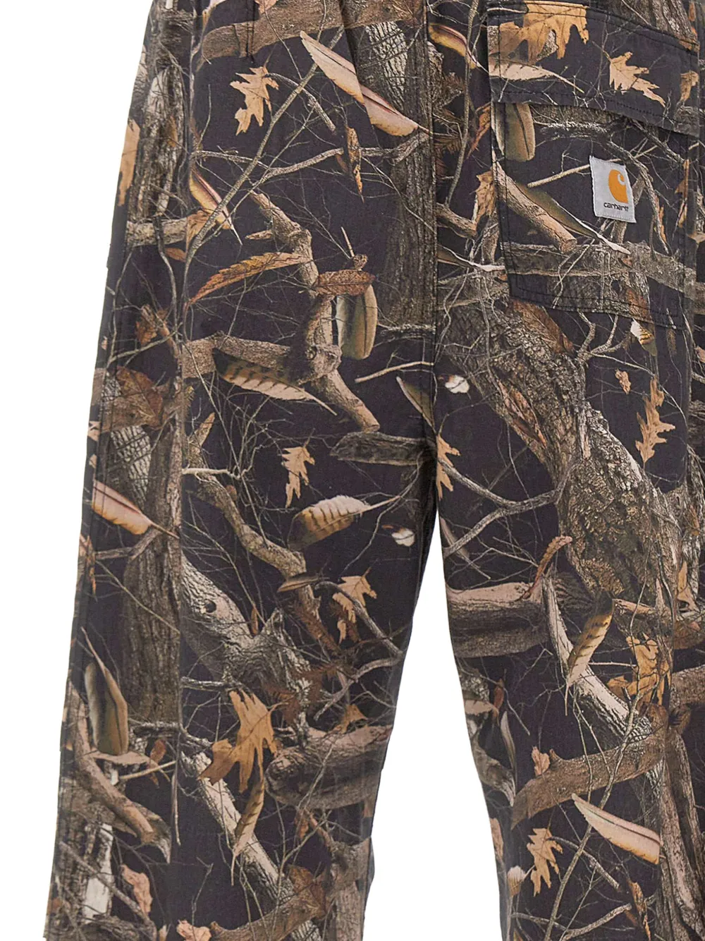 Carhartt WIP Fletcher broek met abstract patroon Zwart