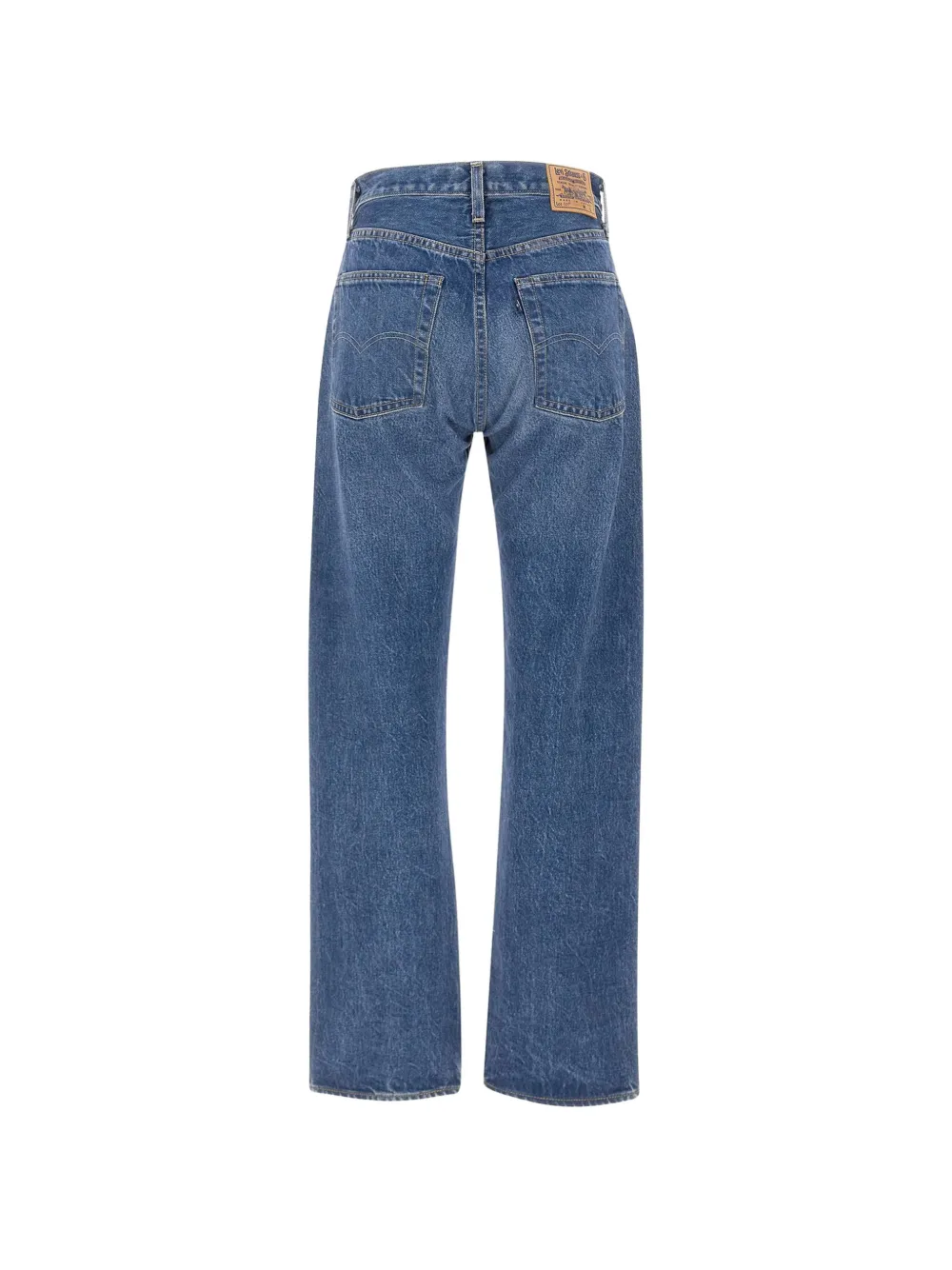 Levi's 70s 501 straight jeans Blauw