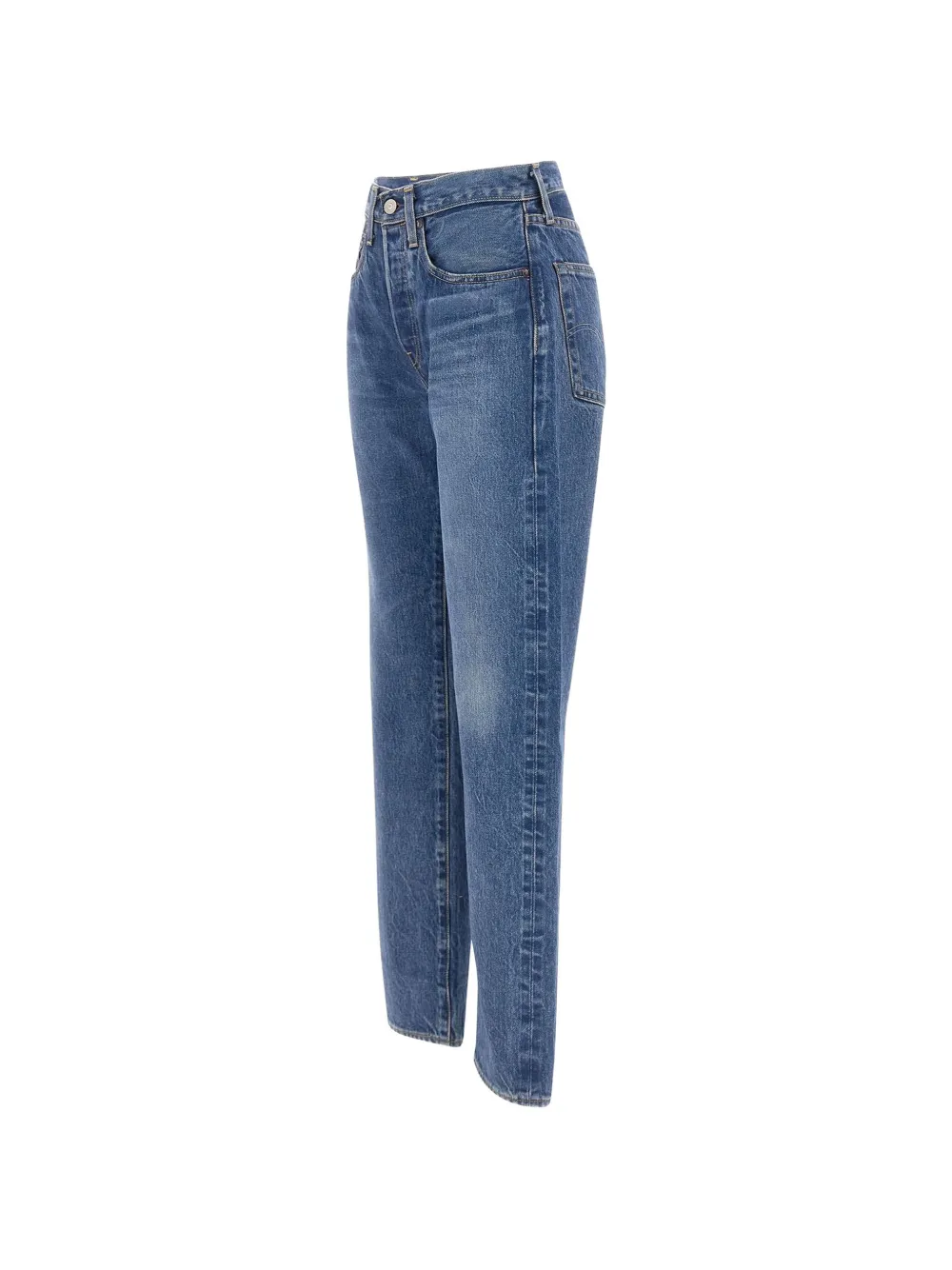 Levi's 70s 501 straight jeans Blauw