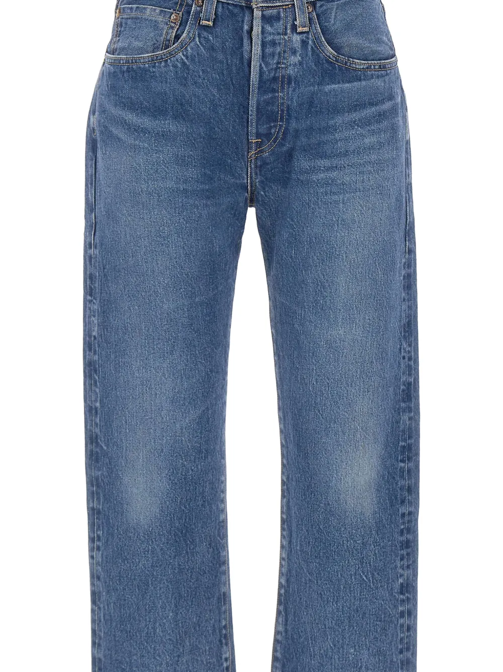 Levi's 70s 501 straight jeans Blauw