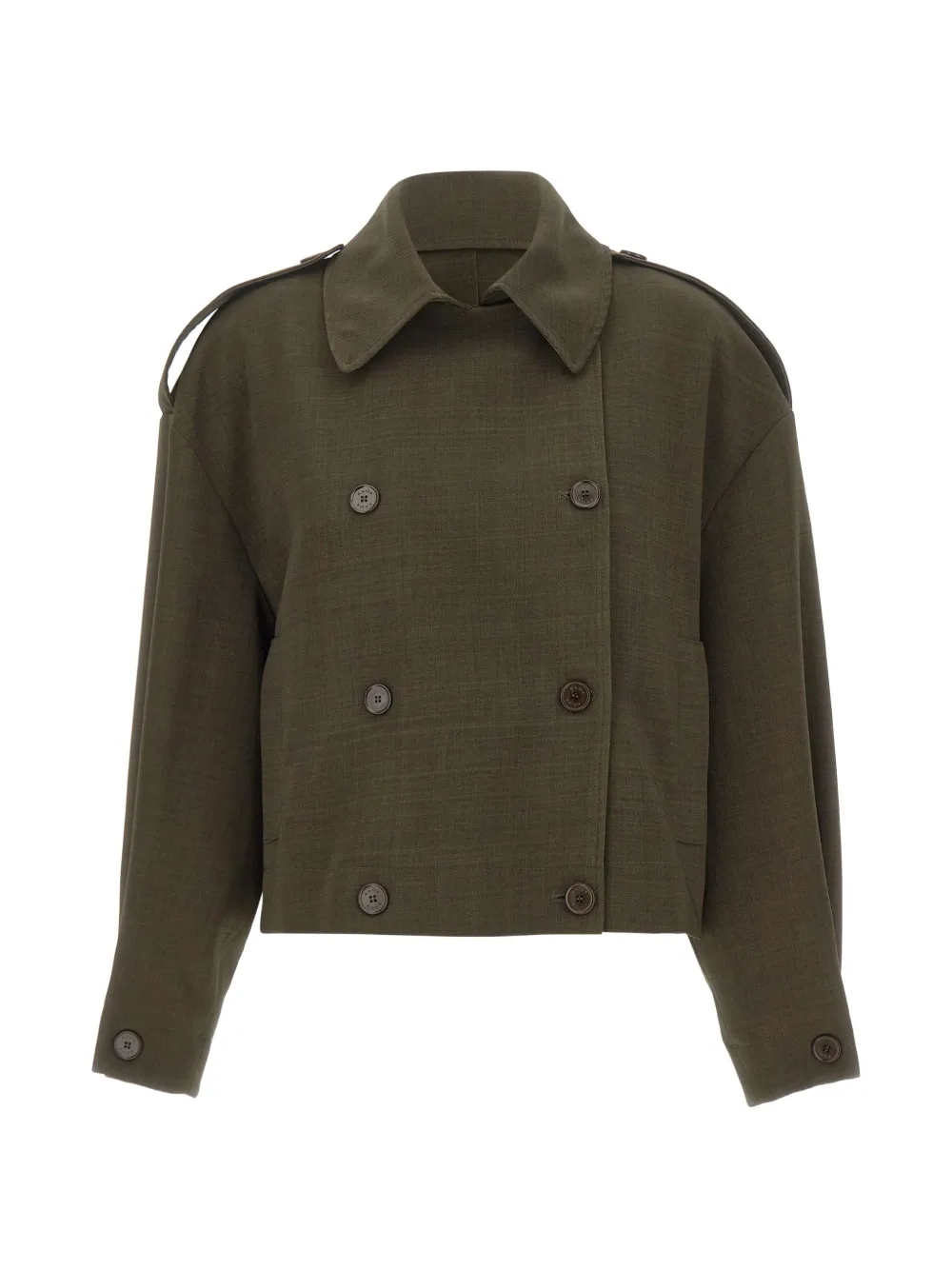 kaos double-breasted cropped jacket