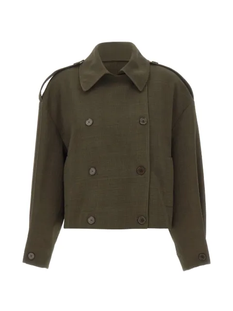 kaos double-breasted cropped jacket