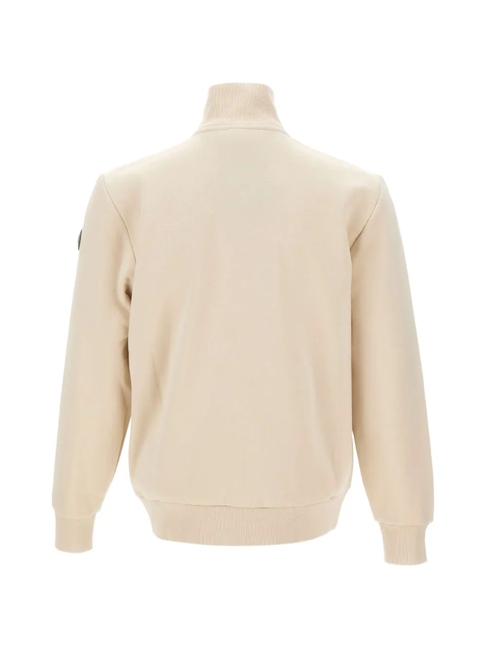 Colmar zip-up high-neck cardigan Beige