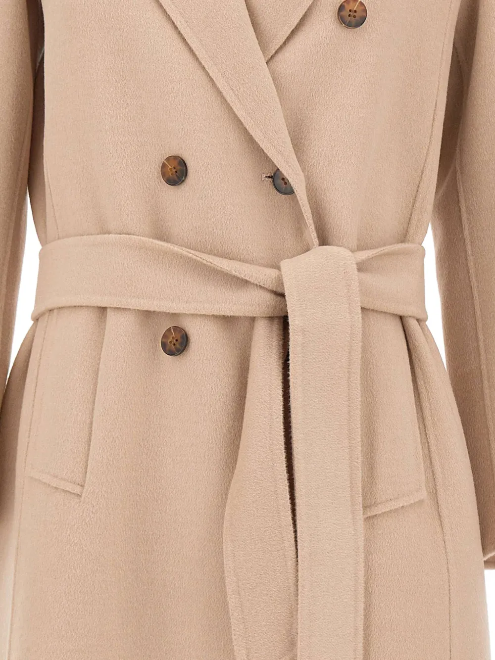 Marella Laghi jas met dubbele rij knopen Beige