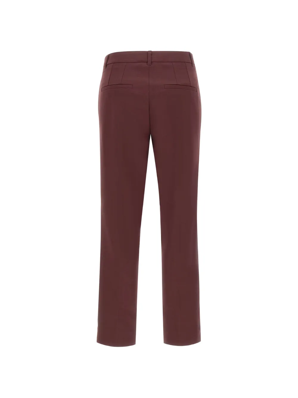 Marella side-slit trousers Rood