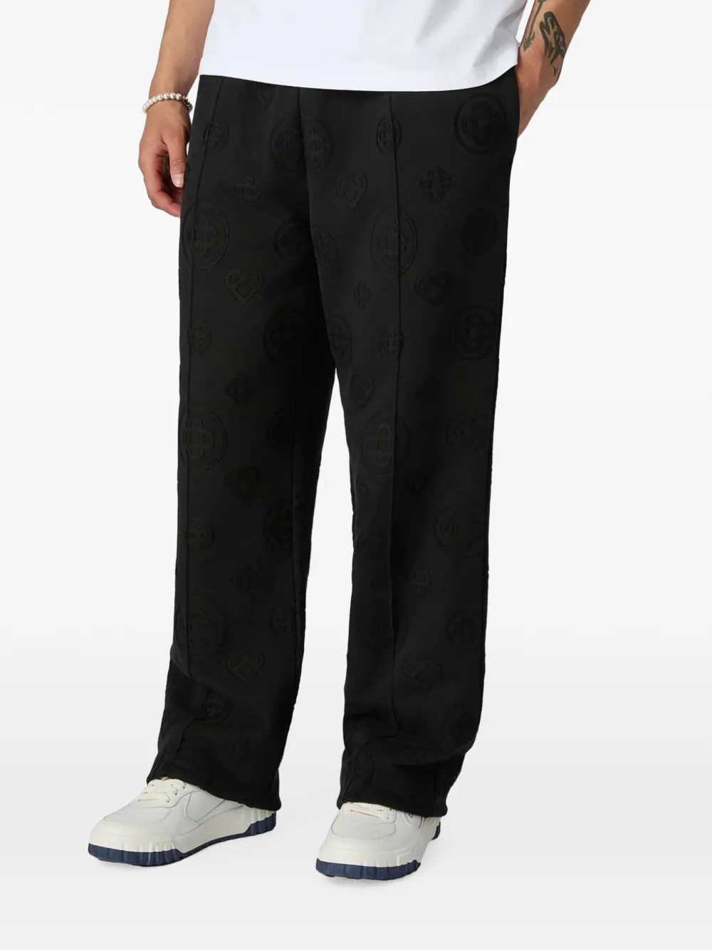 Casablanca Trainingsbroek met monogram-applicatie Zwart