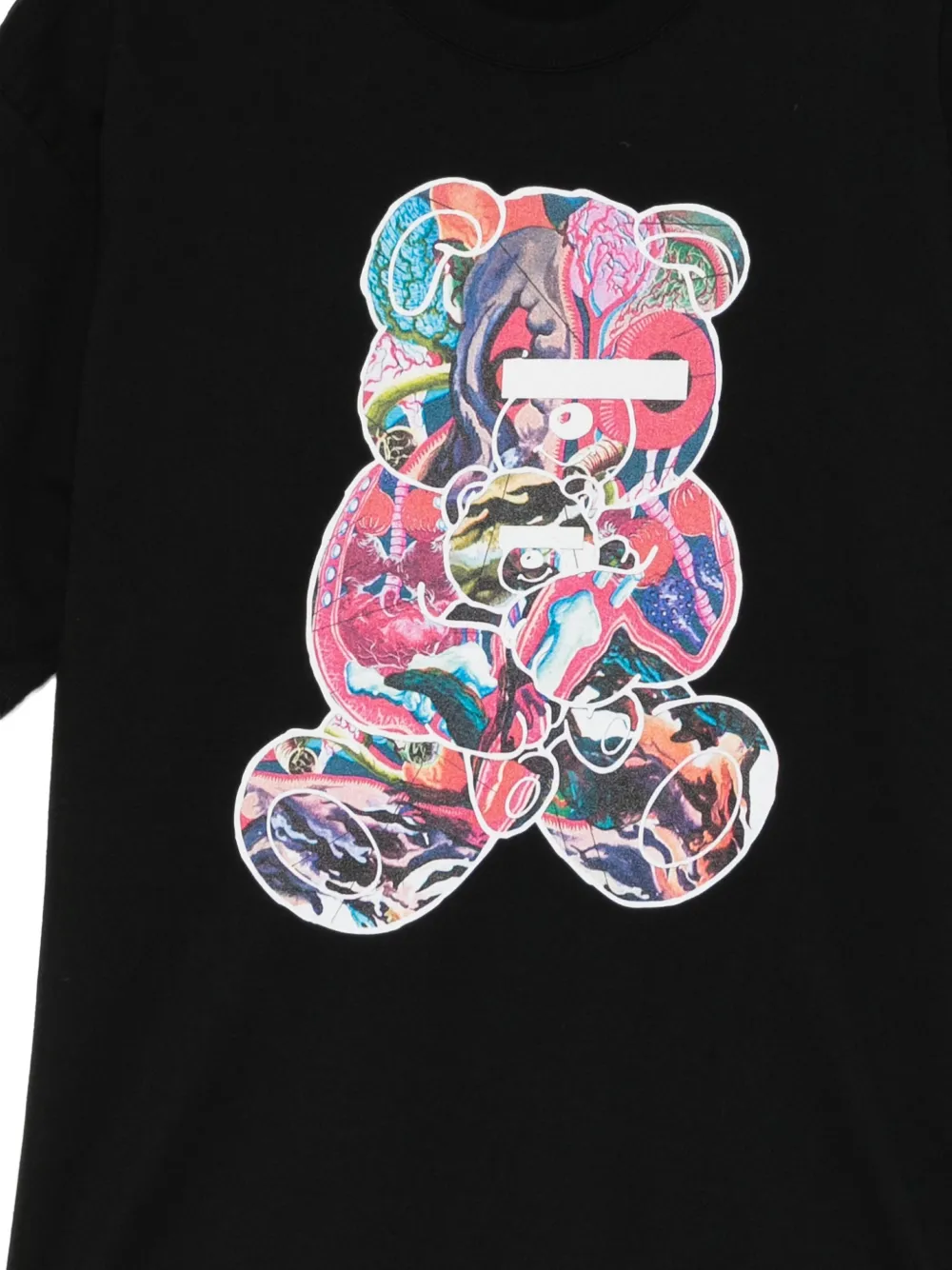 Undercover T-shirt met Teddy Bear-print Zwart