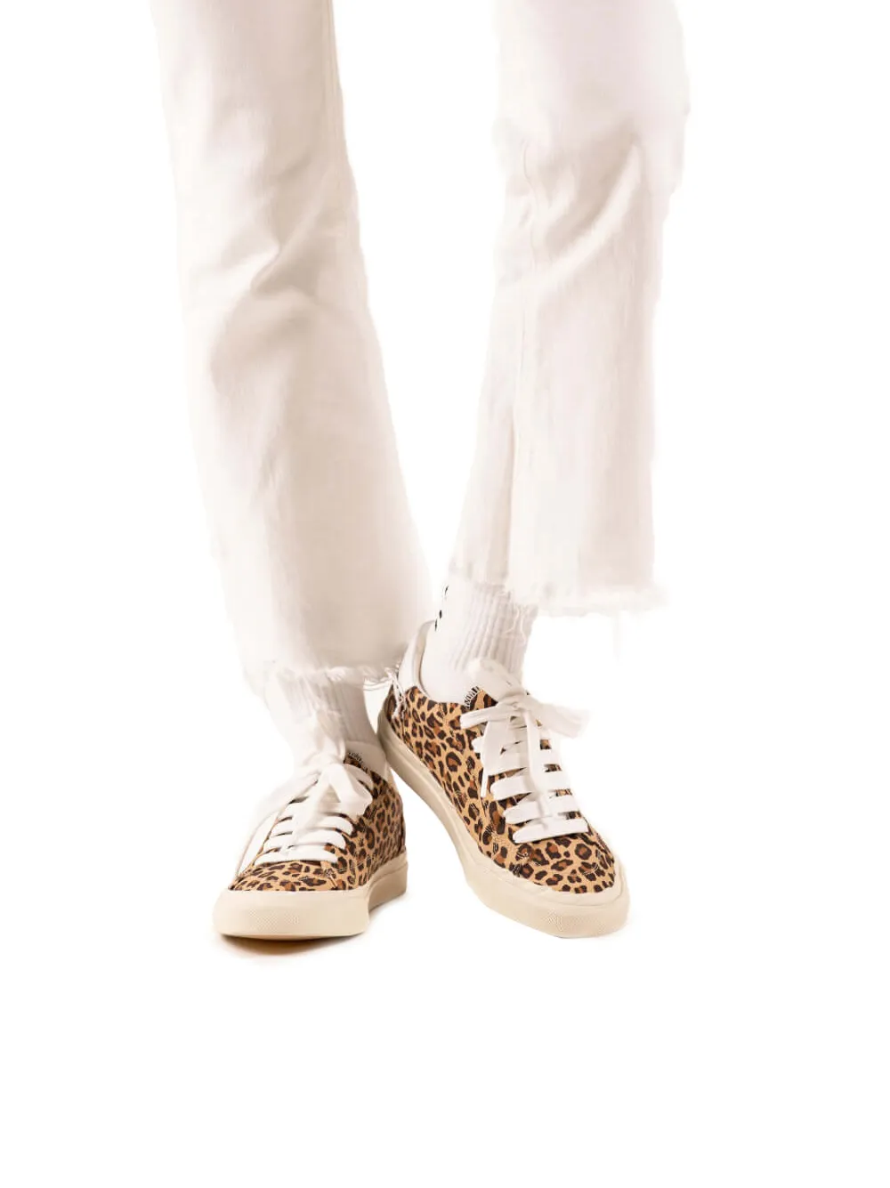 Hide&Jack Toby leopard-print sneakers Bruin