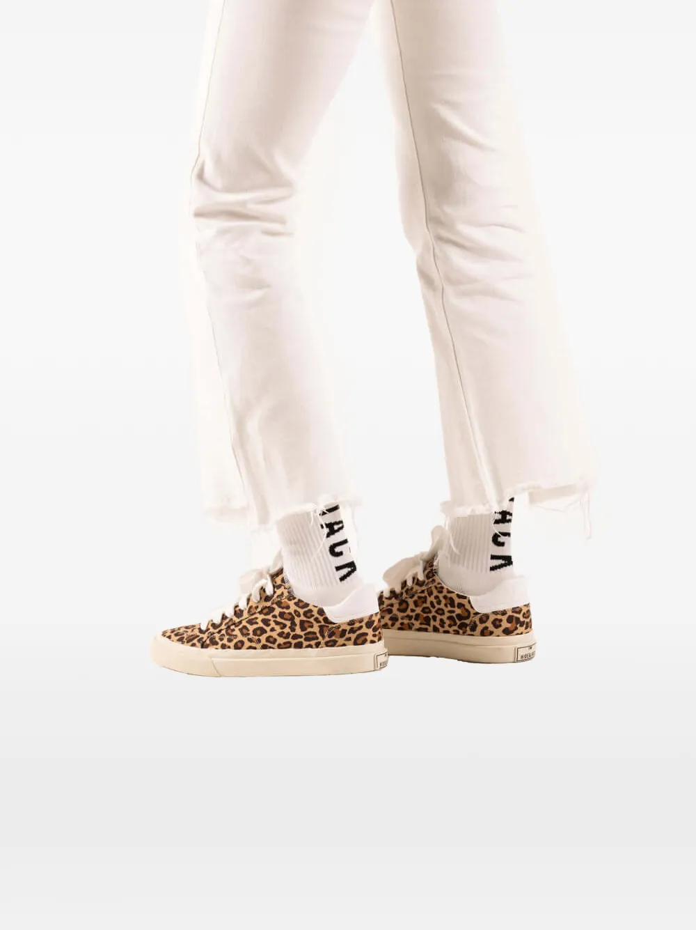 Hide&Jack Toby leopard-print sneakers Bruin