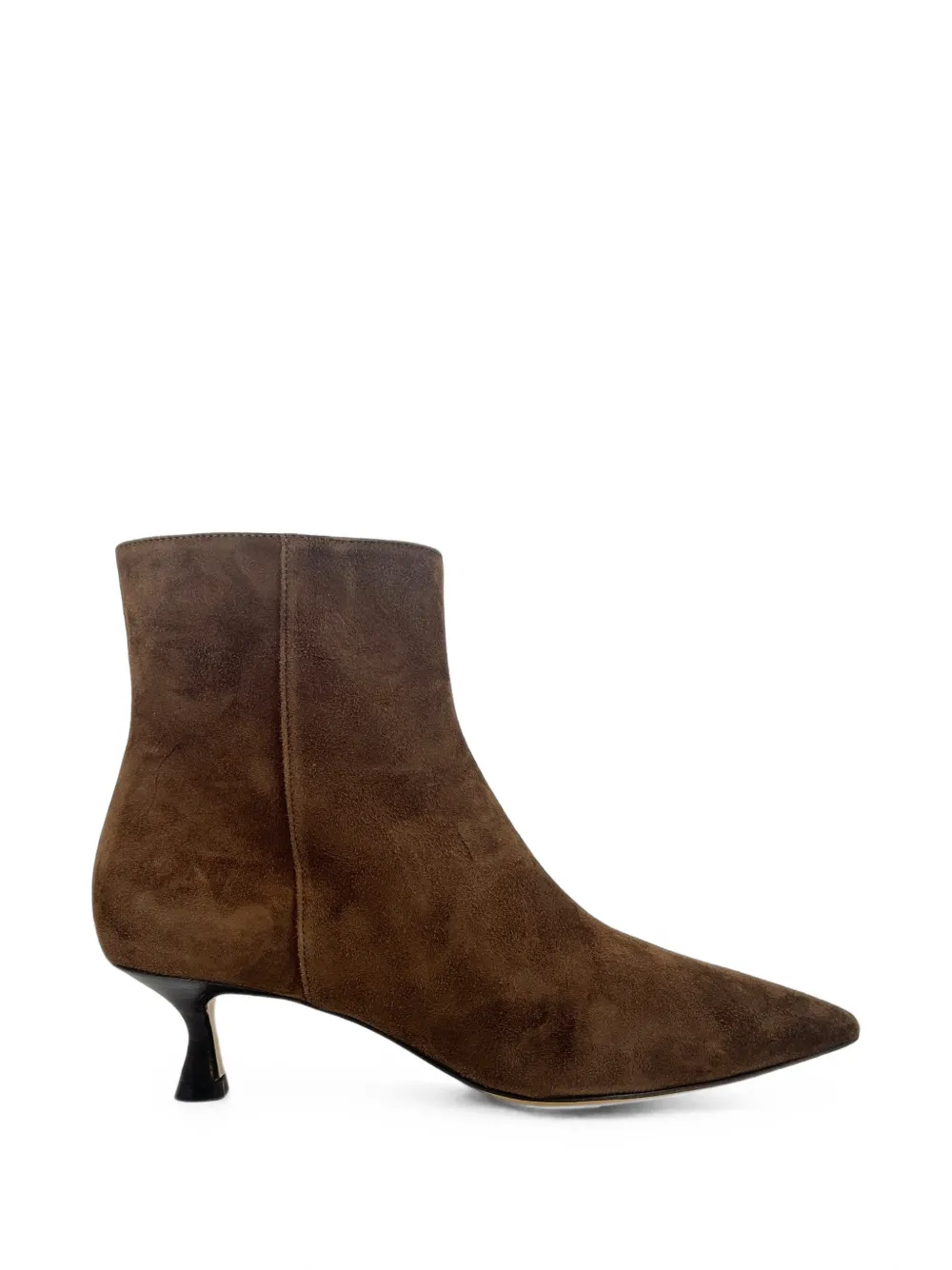 mara bini pointed-toe suede ankle boots